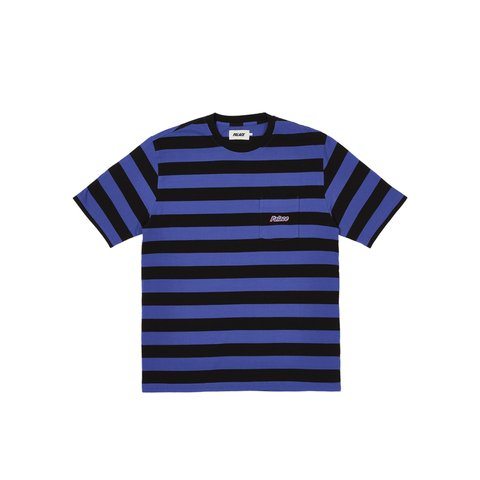 Palace BLOCK STRIPE T-SHIRT BLACK - Colorway