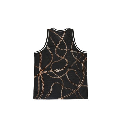 CHAIN BASKETBALL VEST BLACK