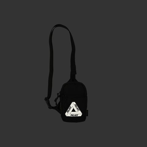 Palace CORDURA ECO HEX RIPSTOP SHOT BAG BLACK - Colorway