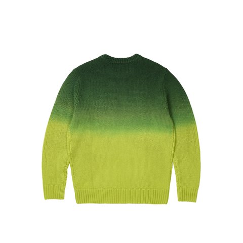 Palace GRADIENT DYE RIB KNIT GREEN - Colorway