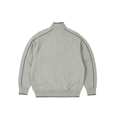 Palace GRIMEY ZIP FUNNEL GREY MARL - Colorway