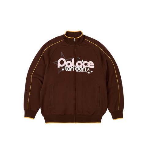 Palace GRIMEY ZIP FUNNEL NICE BROWN - Colorway