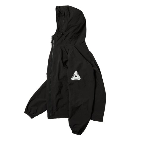 Palace HOODED SHELLER JACKET BLACK - Colorway
