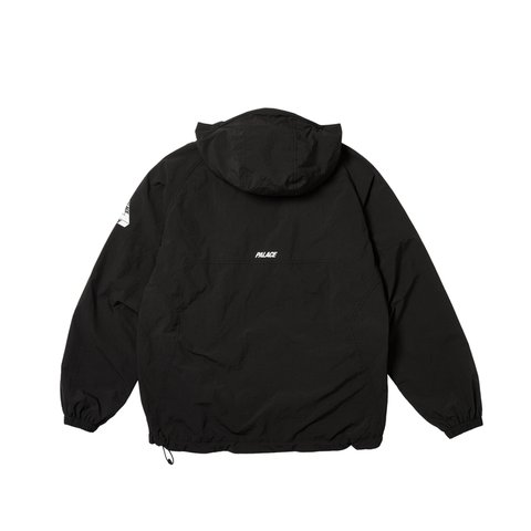 Palace HOODED SHELLER JACKET BLACK - Colorway