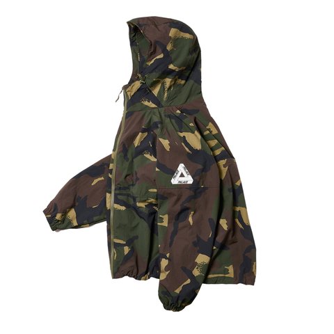Palace HOODED SHELLER JACKET CAMO - Colorway