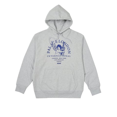 Palace INTERNATIONAL HOOD GREY MARL - Colorway