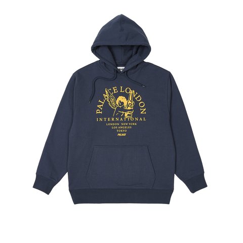 Palace INTERNATIONAL HOOD NAVY - Colorway