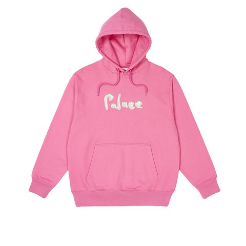 Palace LIQUID PALACE HOOD SHOCK PINK - Colorway