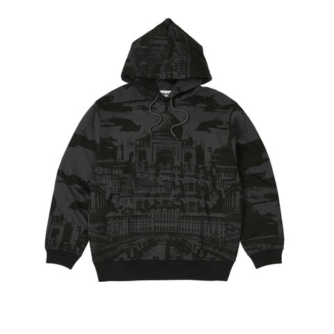 Palace MEGA PALACE HOOD BLACK - Colorway