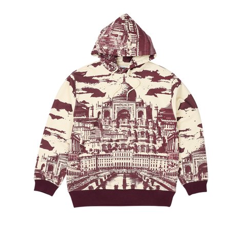 Palace MEGA PALACE HOOD SOFT WHITE - Colorway