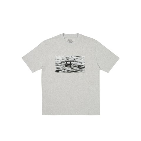 Palace NESSIE T-SHIRT GREY MARL - Colorway