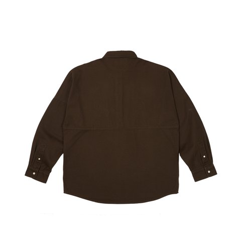 Palace OLD ENGLISH OVERSHIRT NICE BROWN - Colorway
