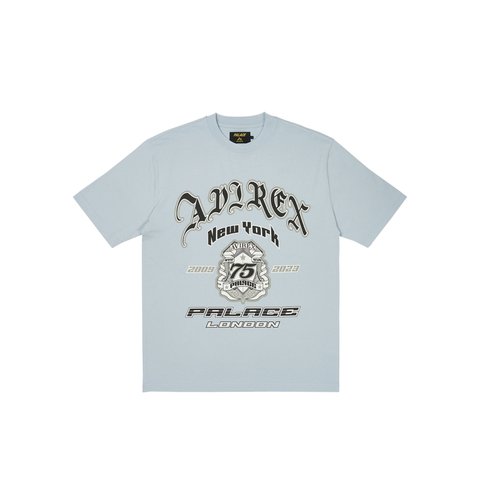 Palace PALACE AVIREX T-SHIRT CHILL BLUE - Colorway