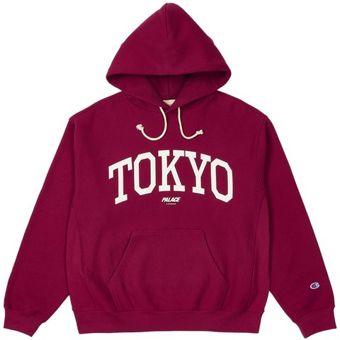 Palace PALACE CHAMPION SHOP HOOD TOKYO BURGUNDY