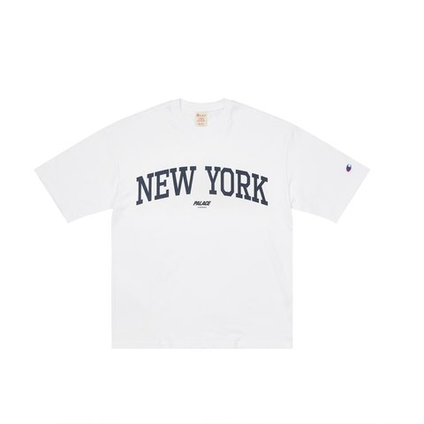 Palace PALACE CHAMPION SHOP T-SHIRT NEW YORK WHITE