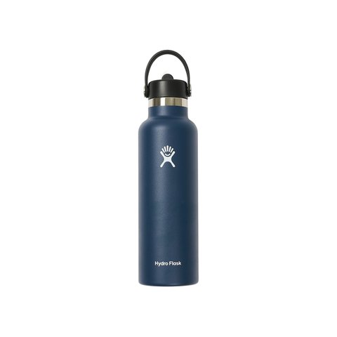 Palace PALACE HYDRO FLASK 21 OZ STANDARD MOUTH WITH FLEX STRAW CAP NAVY - Colorway