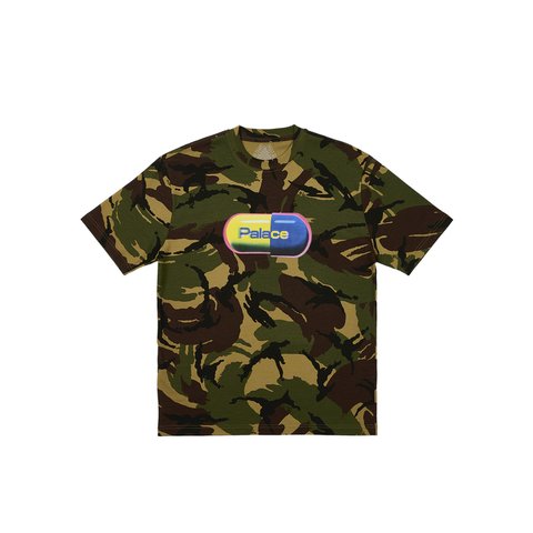 Palace PHARMACY T-SHIRT WOODLAND CAMO - Colorway