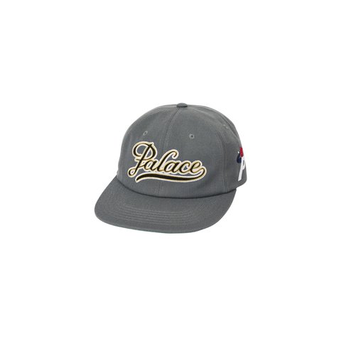 Palace POSH SCRIPT STRAPBACK GREY - Colorway