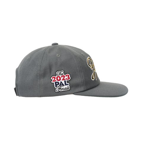 Palace POSH SCRIPT STRAPBACK GREY - Colorway