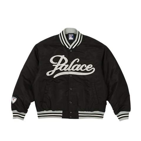 Palace SATIN THE ARENA JACKET BLACK - Colorway