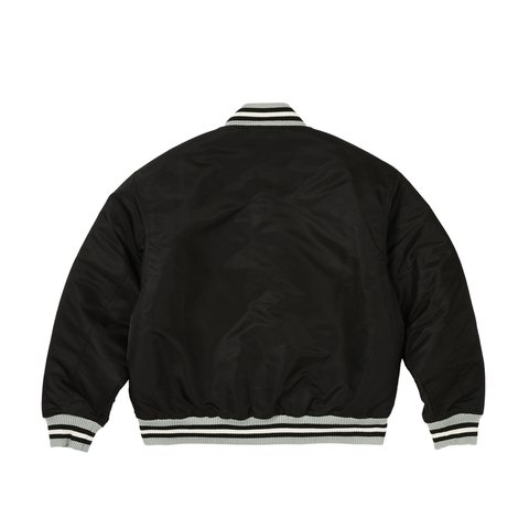 Palace SATIN THE ARENA JACKET BLACK - Colorway