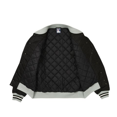 Palace SATIN THE ARENA JACKET BLACK - Colorway