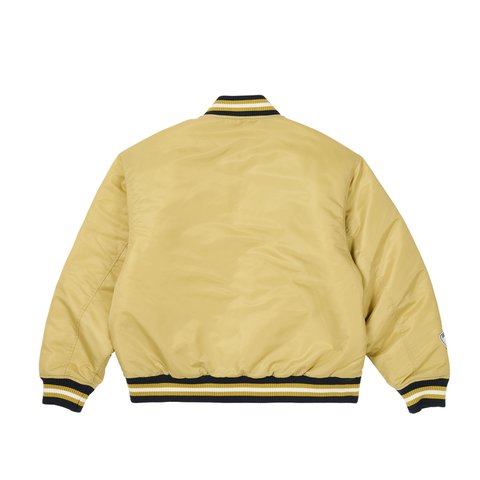 Palace SATIN THE ARENA JACKET GOLD - Colorway