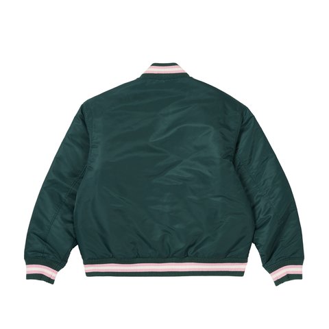 Palace SATIN THE ARENA JACKET GREEN - Colorway