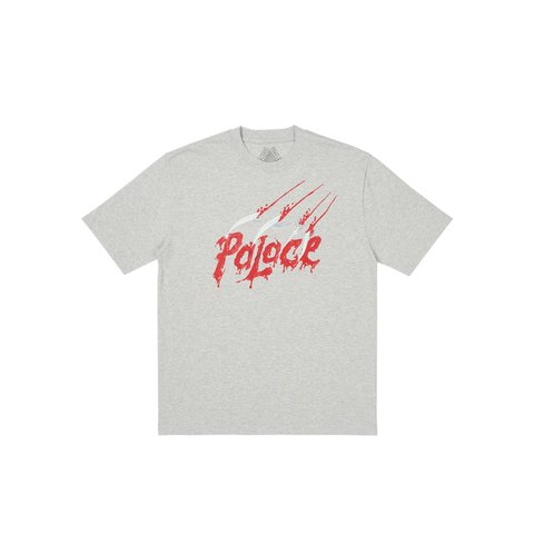 Palace SCRATCHY T-SHIRT GREY MARL - Colorway