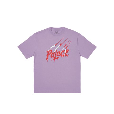 Palace SCRATCHY T-SHIRT LIGHT PURPLE - Colorway