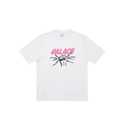 Palace SHOCKING BEHAVIOUR T-SHIRT WHITE - Colorway
