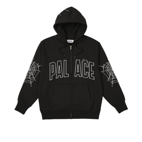 Palace SPIDER ZIP HOOD BLACK - Colorway