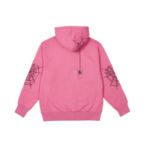 Palace SPIDER ZIP HOOD SHOCK PINK - Colorway