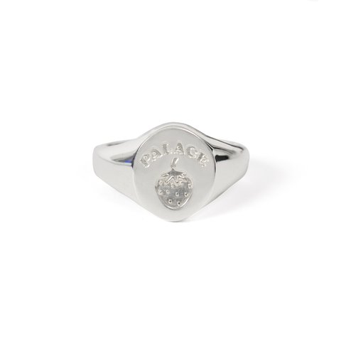 Palace STRAWBERRY SIGNET RING SILVER - Colorway