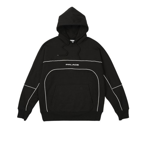Palace TRACK HOOD BLACK - Colorway