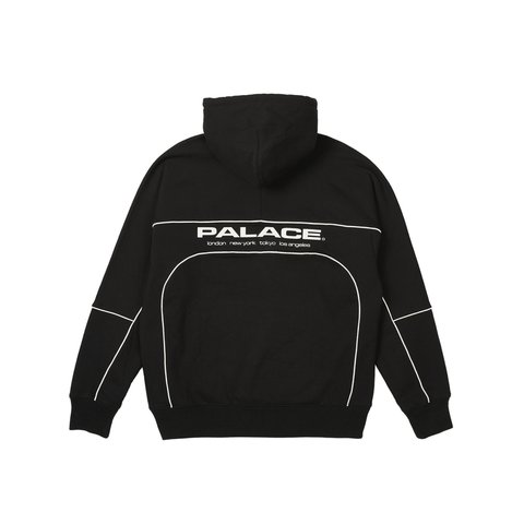 Palace TRACK HOOD BLACK - Colorway