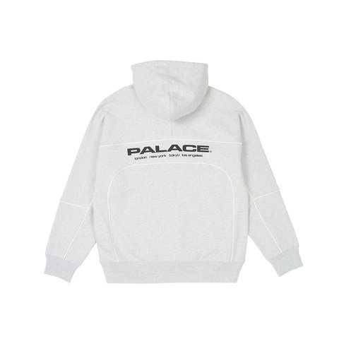 Palace TRACK HOOD GREY MARL - Colorway