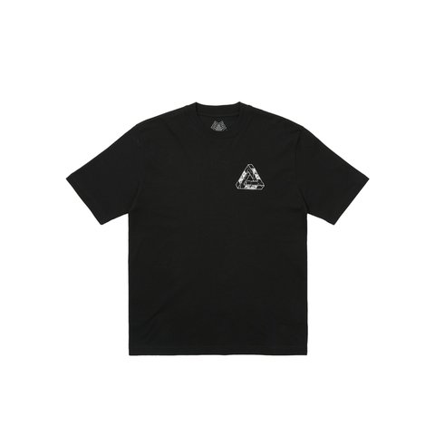 Palace TRI-RIPPED T-SHIRT BLACK - Colorway