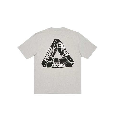 Palace TRI-RIPPED T-SHIRT GREY MARL - Colorway