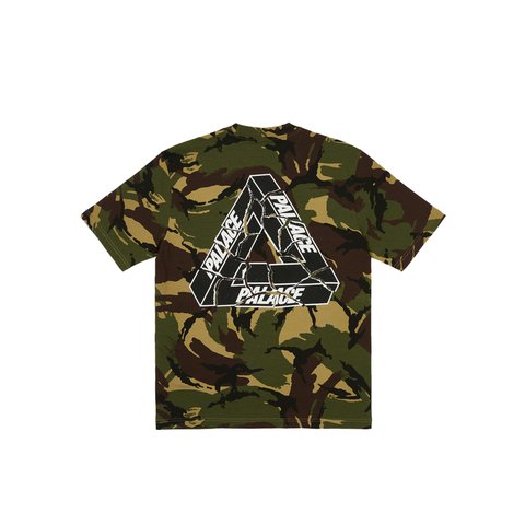 Palace TRI-RIPPED T-SHIRT WOODLAND CAMO - Colorway
