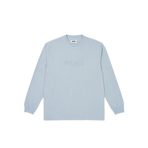 Palace WASHED LONDON LONGSLEEVE CHILL BLUE - Colorway