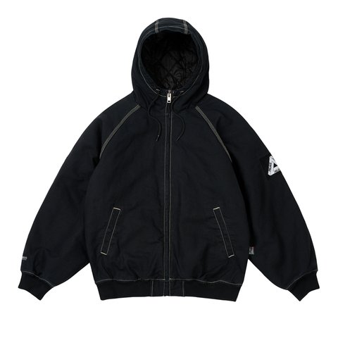 Palace 10 OZ HOODED JACKET BLACK - Colorway