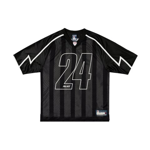 Palace MESHY STRIPE JERSEY BLACK