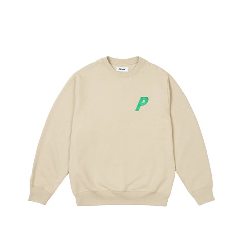 Palace P3 GLITTER CREW STONEY GREY - Colorway