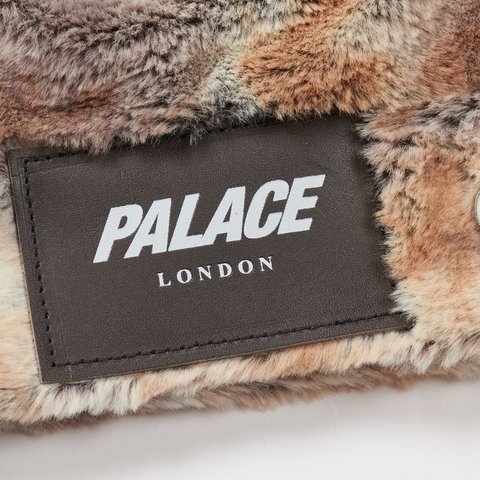 Palace FURRY TRUCKER JACKET BROWN - Colorway