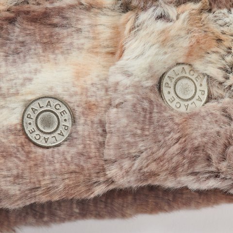 Palace FURRY TRUCKER JACKET BROWN - Colorway