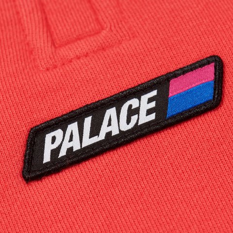 Palace FERGHAUS 1/4 ZIP TOMATO RED - Colorway
