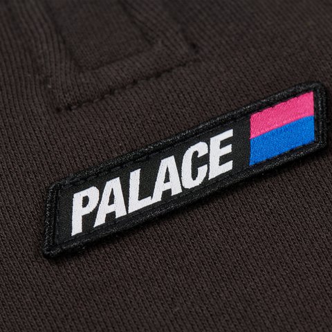 Palace FERGHAUS 1/4 ZIP BLACK - Colorway