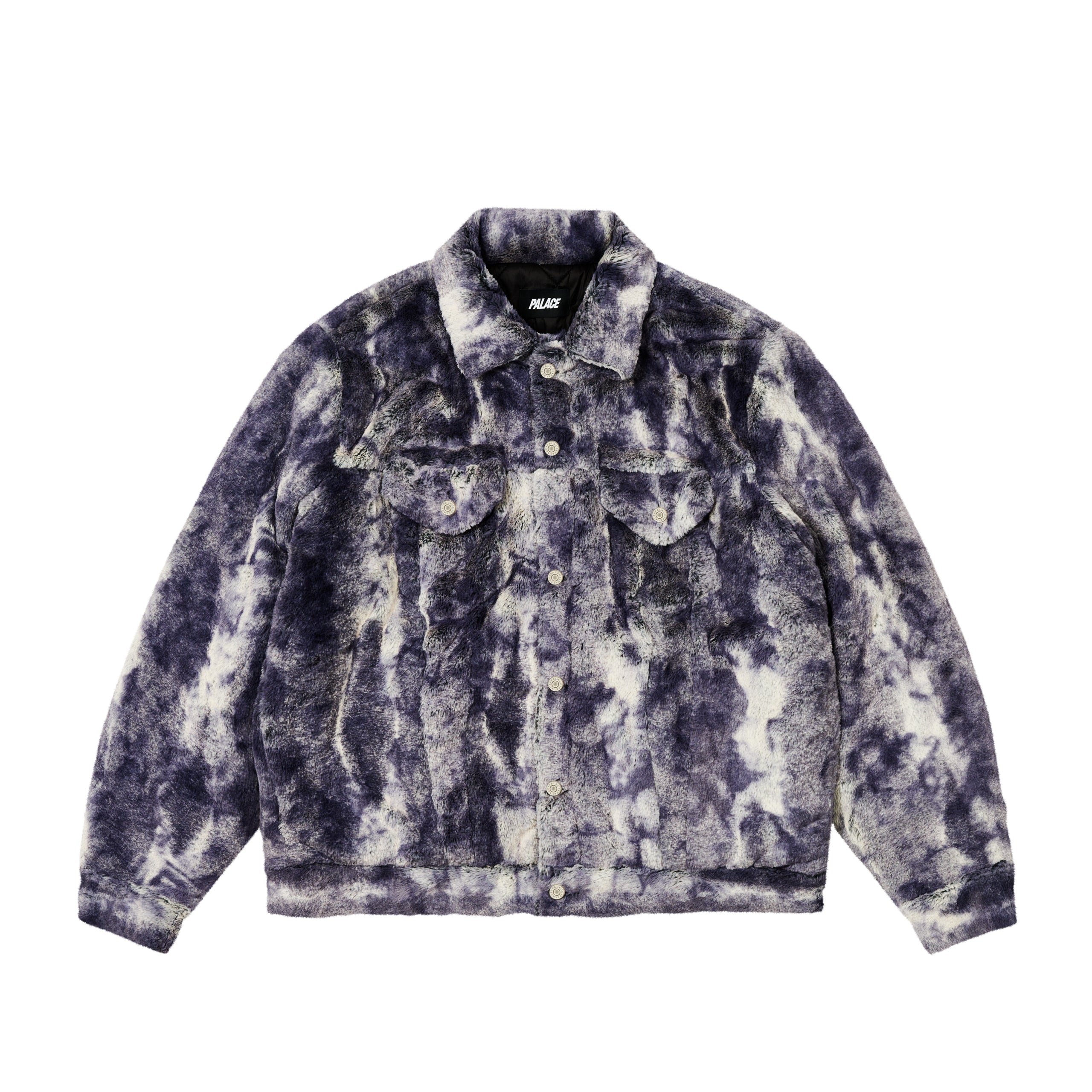 FURRY TRUCKER JACKET GREY