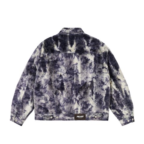 Palace FURRY TRUCKER JACKET GREY - Colorway